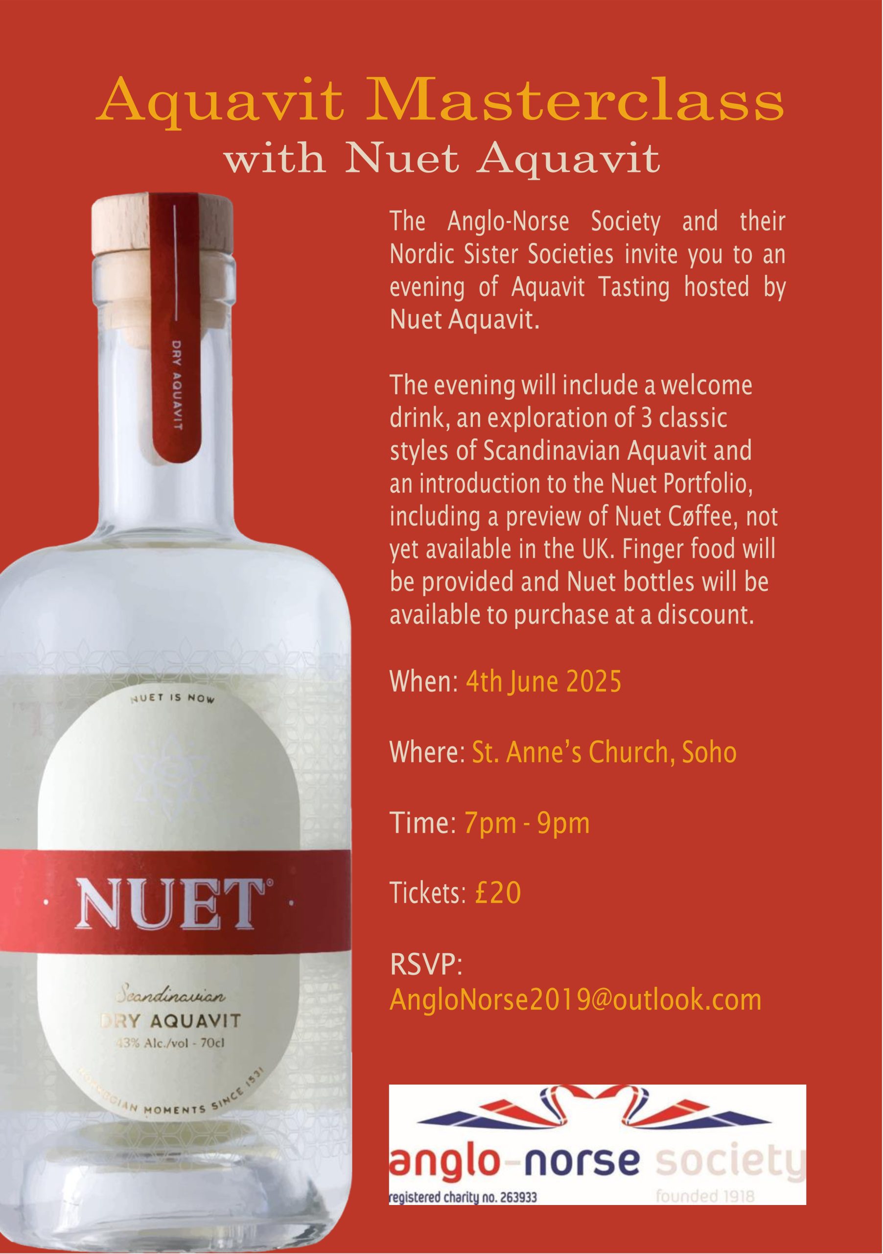 Aquavit Masterclass and Tasting